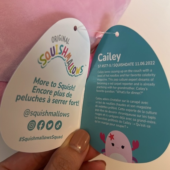 Squishmallows 8" Cailey The Crab with Starfish Stuffed Animal Toy - Picture 7 of 9